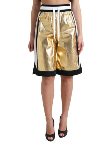 Metallic Shorts Gold Style
