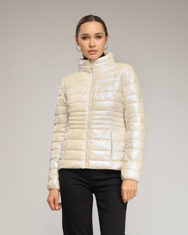 Basic metallic anorak