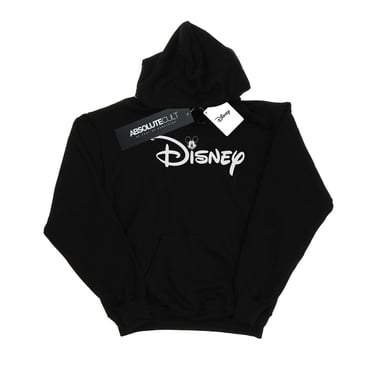 Disney Mens Mickey Mouse Head Logo Hoodie (Black)