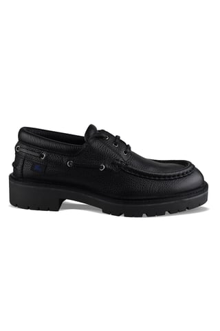 Burberry Raft Boat shoes Black