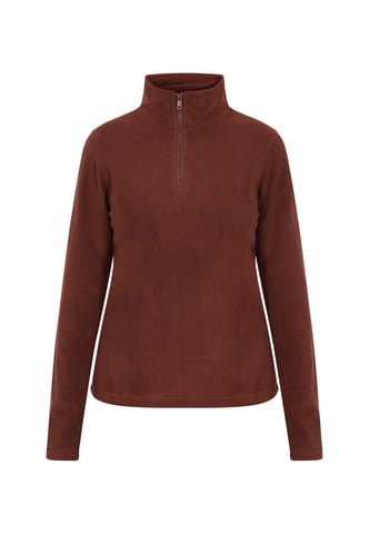 Schmuddelwedda Fleece trui vrouwen bruin