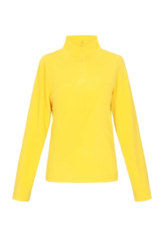 Mymo Fleece trui Dames geel
