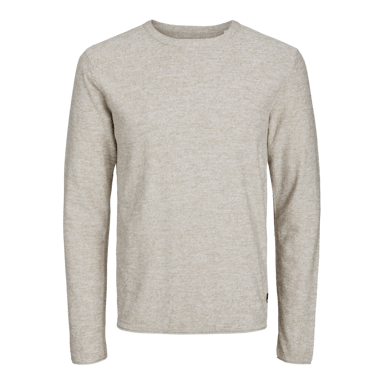 Jack & Jones Trui Pullover Knit Crew Neck Beige