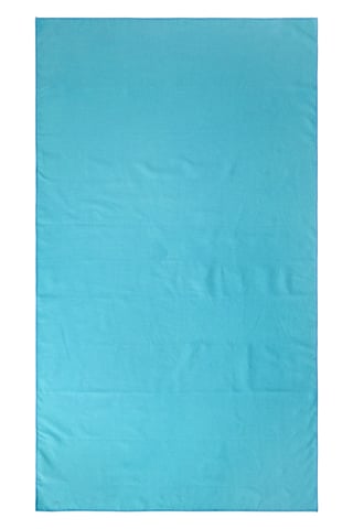 Giant Ribbed Microfibre Travel Towel Highly Absorbent Soft Compact Lightweight Teal