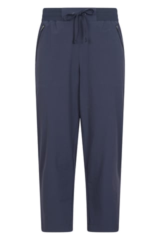 'Explorer' Women's Capri Pants with Pockets UV Protection Trousers Dark Blue