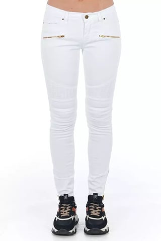 Skinny Jeans With Zipper Detail