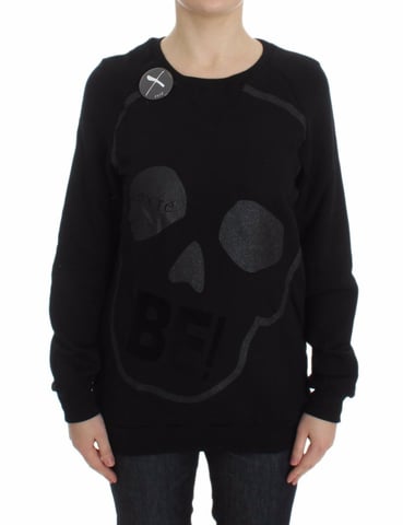 Skull Sweatshirt Graphic Print