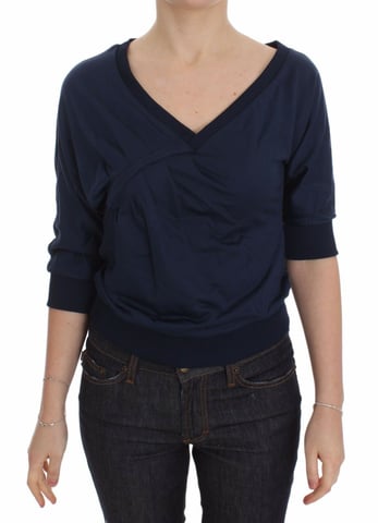 Vneck Knit Top Casual Style