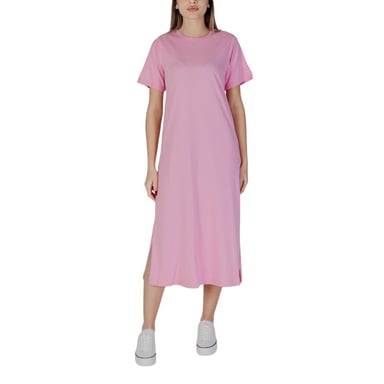 Tshirt Dress Midi Dress Pink Casual