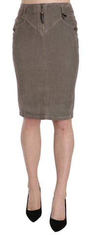 Just Cavalli Corduroy Pencil Skirt