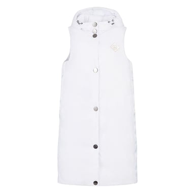 Armani Exchange Womens/Ladies Quilted Long Length Gilet (White)