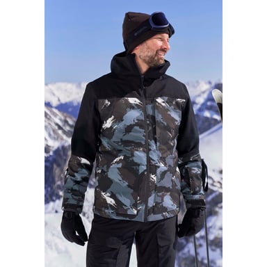 Mountain Warehouse Mens Drayton Waterproof Ski Jacket (Blue)