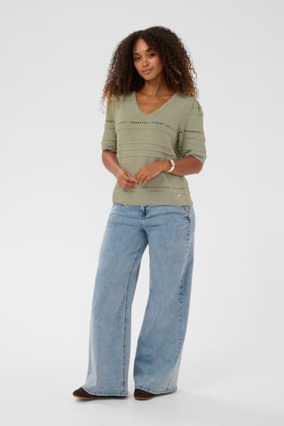 CRPoppi Knit Blouse Knitted pullover Straight fit