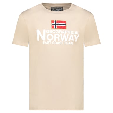Geographical Norway Tee SS Jacky Shirt Beige