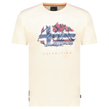 Geographical Norway Tee SS Jummit Shirt Beige