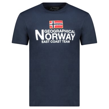 Geographical Norway Tee SS Jacky Shirt Blue