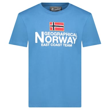 Geographical Norway Tee SS Jacky Shirt Blue