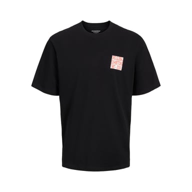 Jack & Jones Tee SS Canon Wide Fit Tee Black