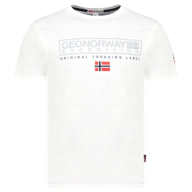 Geographical Norway Tee SS Jasic Shirt White
