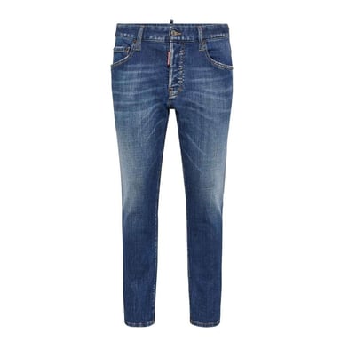 Dsquared2 Marinblå Lätttvättade Super Twinky Jeans