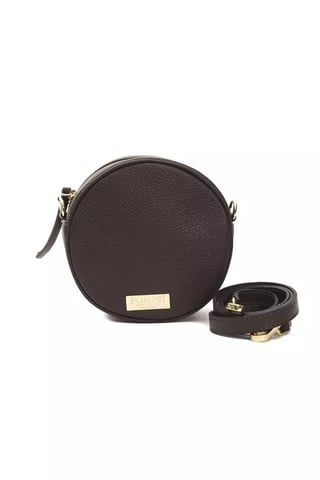 Round Leather Crossbody Model Po5814