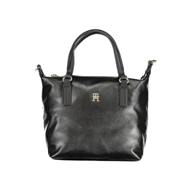 Julia Small Tote Black Nylon Handbag