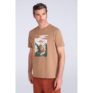 Mountain Warehouse Mens Mountain T-Shirt (Rust)