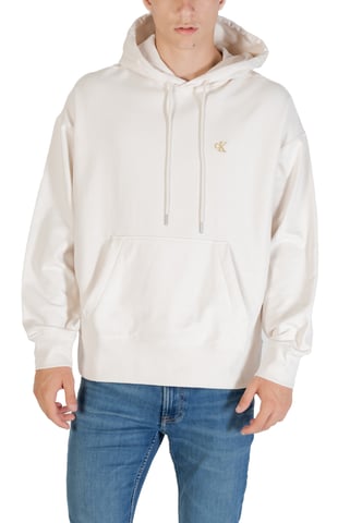 Broderad logotyp bomullshoodie