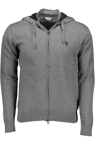 Zipup Knit Hoodie Model