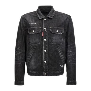 Dsquared2 Easy Wash Jeansjacka Svart