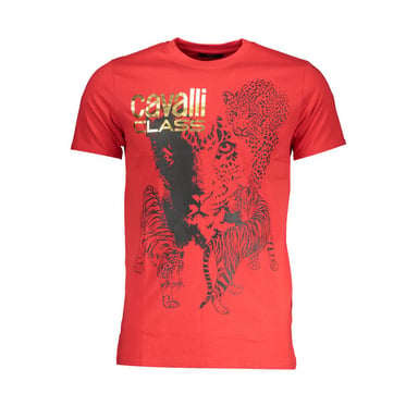 Animal Print Tshirt Red