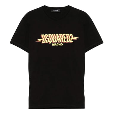 Dsquared2 Macho Logo Cool Fit Svart T-shirt