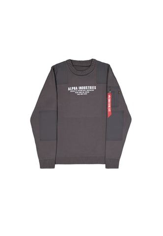 Military Knit Sweatshirt