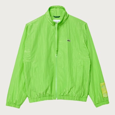 Men's Lacoste Cropped Tracksuit Jacket in Black