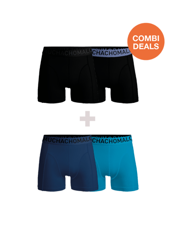 Muchachomalo Heren Boxershorts - 2+2 Pack - Mannen Onderbroeken