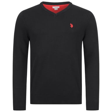 U.S. POLO ASSN. men’s classic fit V-neck sweater cotton blend