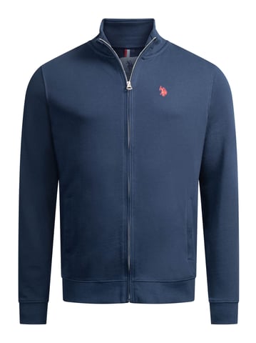 U.S. POLO ASSN. USKiian heren sweatvest van katoen met ritssluiting
