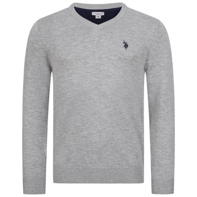 U.S. POLO ASSN. heren V-hals trui Classic Fit van katoenmix