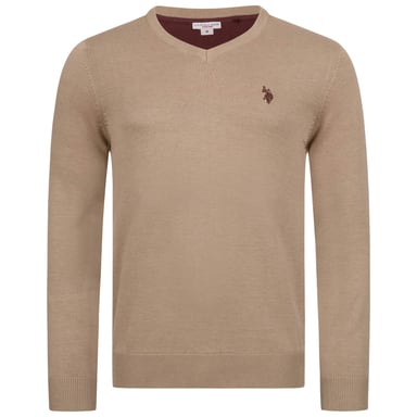U.S. POLO ASSN. heren V-hals trui Classic Fit van katoenmix