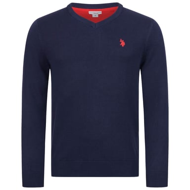 U.S. POLO ASSN. heren V-hals trui Classic Fit van katoenmix
