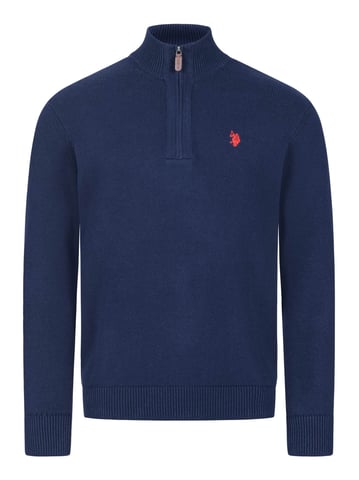 U.S. POLO ASSN. men’s Troyer sweater USLogaan 100% cotton