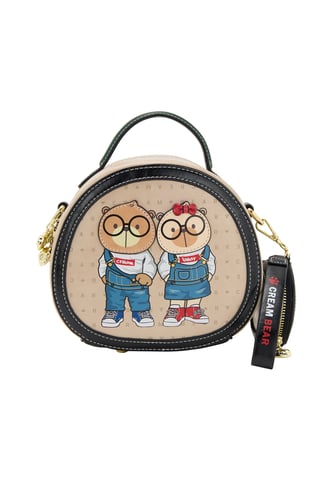 Mymo handtas handtas meisjes beige, zwart