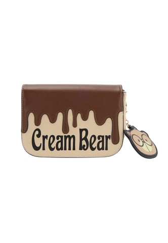 Mymo schoudertas schoudertas meisjes beige bruin