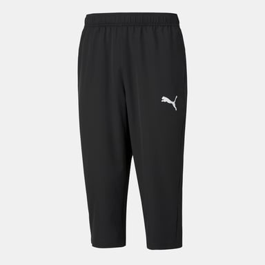 Men's Puma Active Woven 3/4 Pants in Black