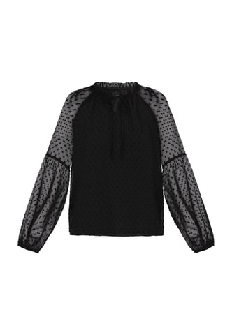 Dreimaster Blouse vrouwen zwart