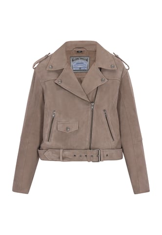 Dreimaster Jas vrouwen taupe grijs