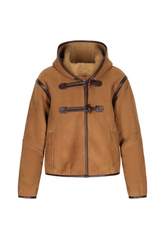 Dreimaster Jas vrouwen cognacbruin
