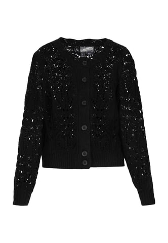 Dreimaster Cardigan Black