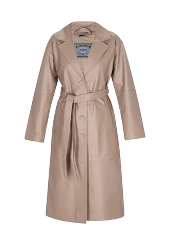 Dreimaster jas vrouwen taupe