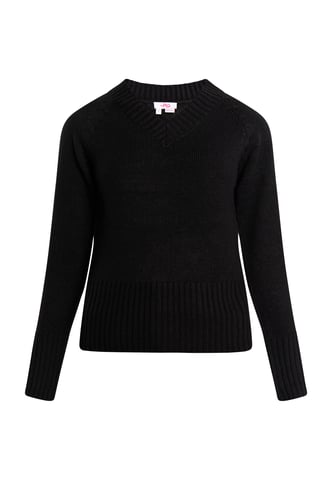 Mymo Knitted pullover women black